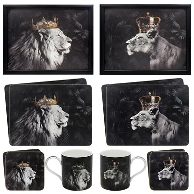 Lion Lap Tray Soft Padded Cushioned Bean Bag Laptray TV Dinner Laptop Food Trays - Image 1 of 4