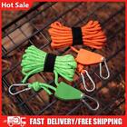 2pcs Tent Wind Rope Fixed Buckle Reflective 4mm 4m Tent Fixed Buckle for Outdoor