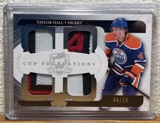 2011-12 Upper Deck The Cup Foundations Quad Jerseys /10 Taylor Hall 