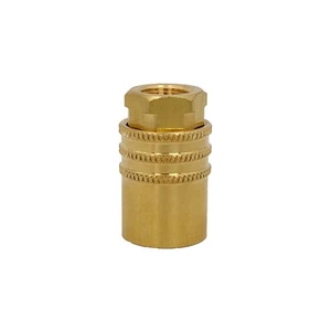 Schnelltrennform Kühlmittelkupplung 1/4” Gehäuse x 1/8” Innengewinde NPT Messingverschraubung - Bild 1 von 8