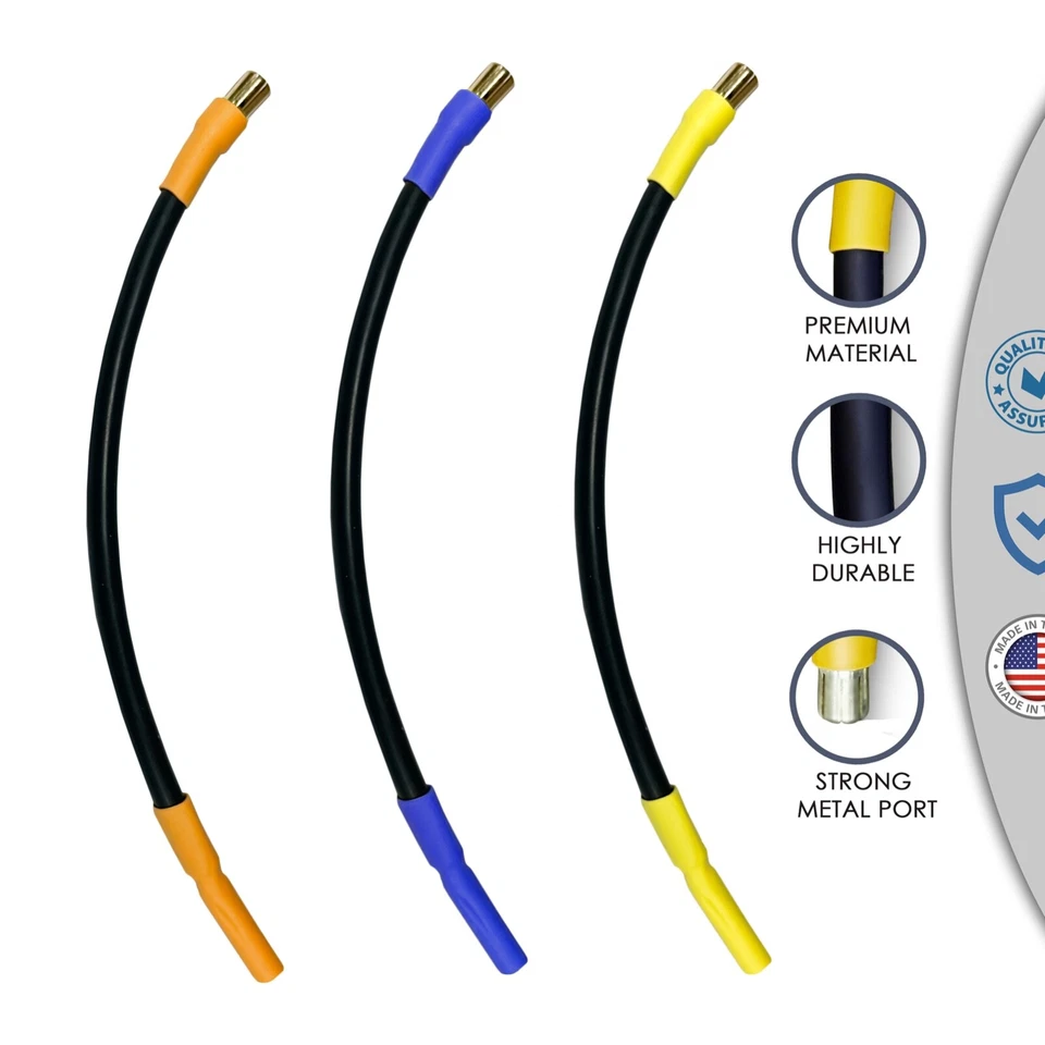 Bala hembra de 4 mm a bala macho de 6,5 mm cables de extensión ESC 10 AWG 200C SILICONA Foto 1 de 4