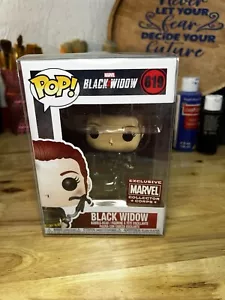 Funko Pop! Vinilo: Marvel - Viuda Negra - Amazon (Exclusivo) #619 - Imagen 1 de 7