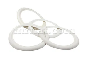 Juego de anillos de pared blancos Volkswagen 411 1968-75 nuevo - Imagen 1 de 1