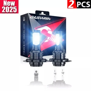 2PC H7 LED Headlight Bulbs For Yamaha YZF-R6 2003-15 YZF-R1 2006-16 Bright 6000K - Foto 1 di 11