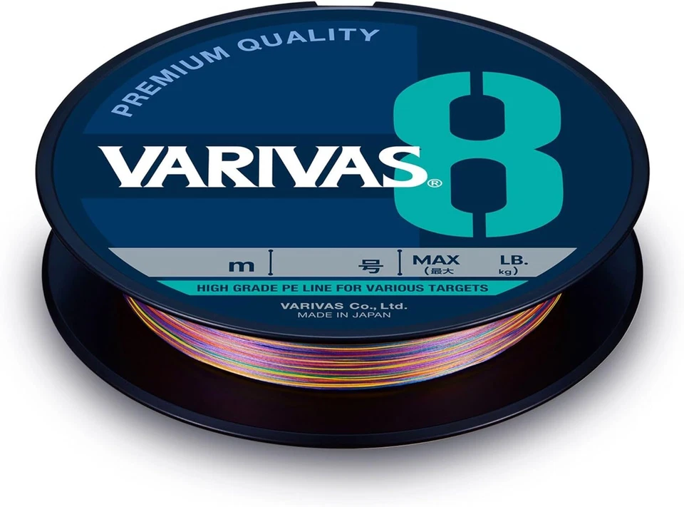 VARIVAS 8 200m Azul Océano, NUEVO estándar 8Braid PE línea Hecho en Japón #114 Foto 1 de 4