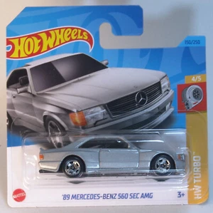 Hot Wheels 2023 #150 - HKK85 -C- HW Turbo - Mercedes-Benz 560 SEC AMG - Imagen 1 de 1