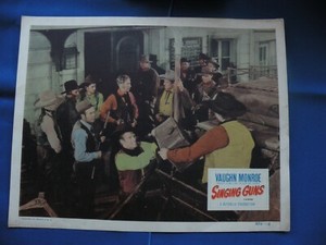 Singing Guns Vaughn Monroe 1956 #R56/118-2 original movie lobby card