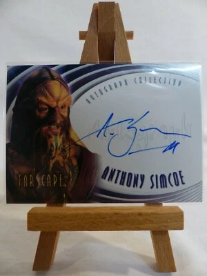 Farscape Season 1 Autograph Card Auto A2 Anthony Simcoe as Ka D'Argo - Image 1 of 3