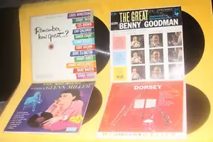 4 Vintage Vinyl LP's - Jazz and the Crooners on 4 Albums of the 1920 - 1950's - Picture 1 of 1