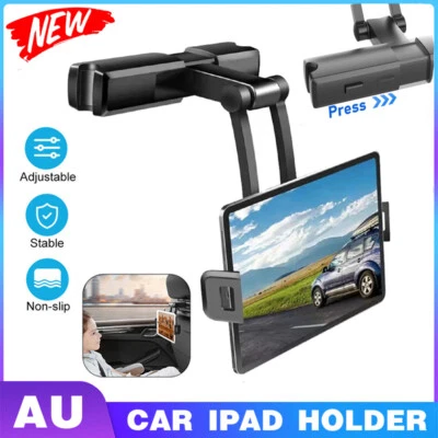 Universal 360?? Car Seat Back Headrest Mount Holder for Apple iPad Phone Tablet - image 1 of 4