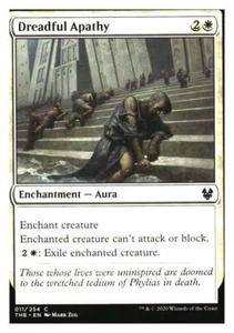 Dreadful Apathy Theros Beyond Death Magic The Gathering - Casi nuevo+ *Reliquias míticas* - Imagen 1 de 1