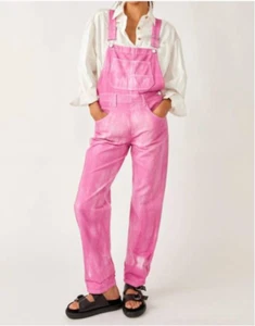 Free People- We The Free Ziggy Denim Overalls – Electric Bodysuit | Size M - Picture 1 of 13