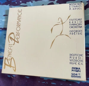 BENEFIT PERFORMANCE CD - BEETHOVEN, STUTTGART RADIO SYMPHONY GEORGES PRETRE - Picture 1 of 5