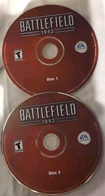 EA Games: Battlefield 1942 (PC, 2002) -  2 Disc Set, Missing Cover - Image 1 of 3