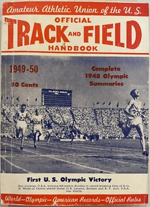 1949 Official AAU Track and Field Handbook                1948 Olympics Coverage - Picture 1 of 24