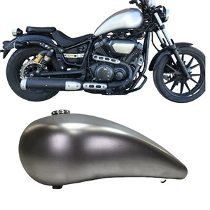Tanque de combustible de gasolina plateado 18L sin pintar tanque de aceite para Yamaha XV950 2014-2023 2015 - Imagen 1 de 11