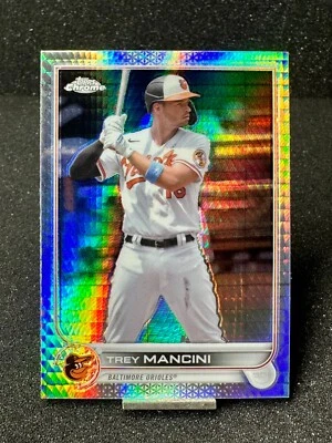 2022 Topps Chrome Sonic  TREY MANCINI  Prism Refractor  #72 - Image 1 of 2