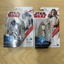 Star Wars R2-D2 & Luke Skywalker Force Link Action Figure The Last Jedi