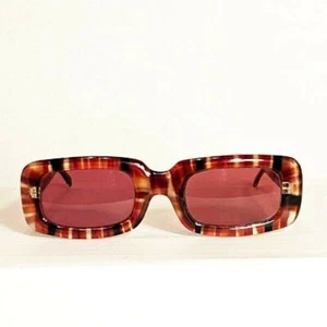 Gigi Agent 99 Feline Crafted rechteckige Sonnenbrille Gestell Made U.S.A. Vintage - Bild 1 von 3