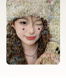 Weihnachten Freundin Geschenk Freund Geburtstag DIY Foto personalisiert echte Person Foto - Bild 1 von 4