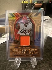 2023 Panini Gold Standard Myles Garrett Gold Rush Patch 222/299 SSP Cleveland