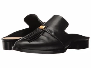 NUEVOS Zapatos Nine West Huebart Cuero Negro Mula Talla 6,5M - Imagen 1 de 6