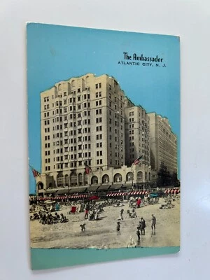 The Ambassador Atlantic City New Jersey Postcard NJ - Image 1 of 2