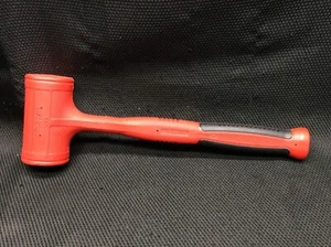 Snap-On Red 48 ounce Soft Grip Dead Blow Hammer, Part# HBFE48 (227804-11) - Picture 1 of 5