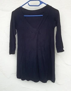 Damen Teenager Mädchen T-Shirt Long Top Shirt Sommer Oberteil Wie Neu ( 1416 ) - Picture 1 of 2