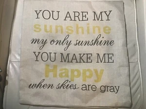 You are My Sunshine Pillow Cover - Picture 1 of 3