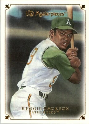 2007 UD Masterpieces #89 Reggie Jackson Oakland Athletics HOF - Image 1 of 2