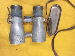 WWI Era German 08 Binoculars Steel (I believe) No cracks in lenses war wwii - Picture 1 of 7