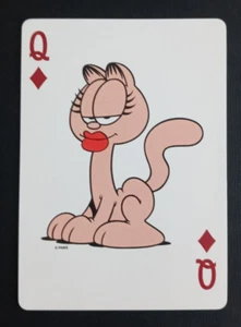 Hoyle Garfield and Friends Spielkarte Arlene Queen Diamanten - Bild 1 von 2