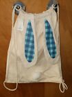 Backpack Canvas Bag Lunch Bag Easter Bunny Ears &amp; Cotton Tail&#160;CUTE!