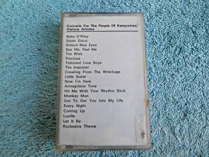 Concerts For The People Of Kampuchea VARIOUS ARTISTS Cassette - Imagen 1 de 5