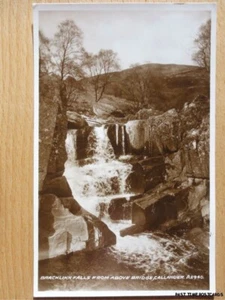 c1934 RPPC - Bracklinn Falls from Above Bridge - Callander - Picture 1 of 1