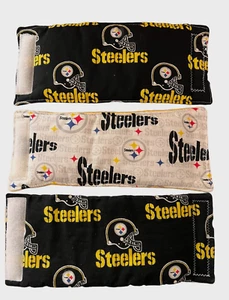 Handgefertigte Pittsburgh Steelers NFL Bierdose Coolie Koozie Huggie Lot 3 - Bild 1 von 4