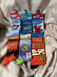 6 pair Crew Socks Size: 6-12 Novelty socks - Picture 1 of 1