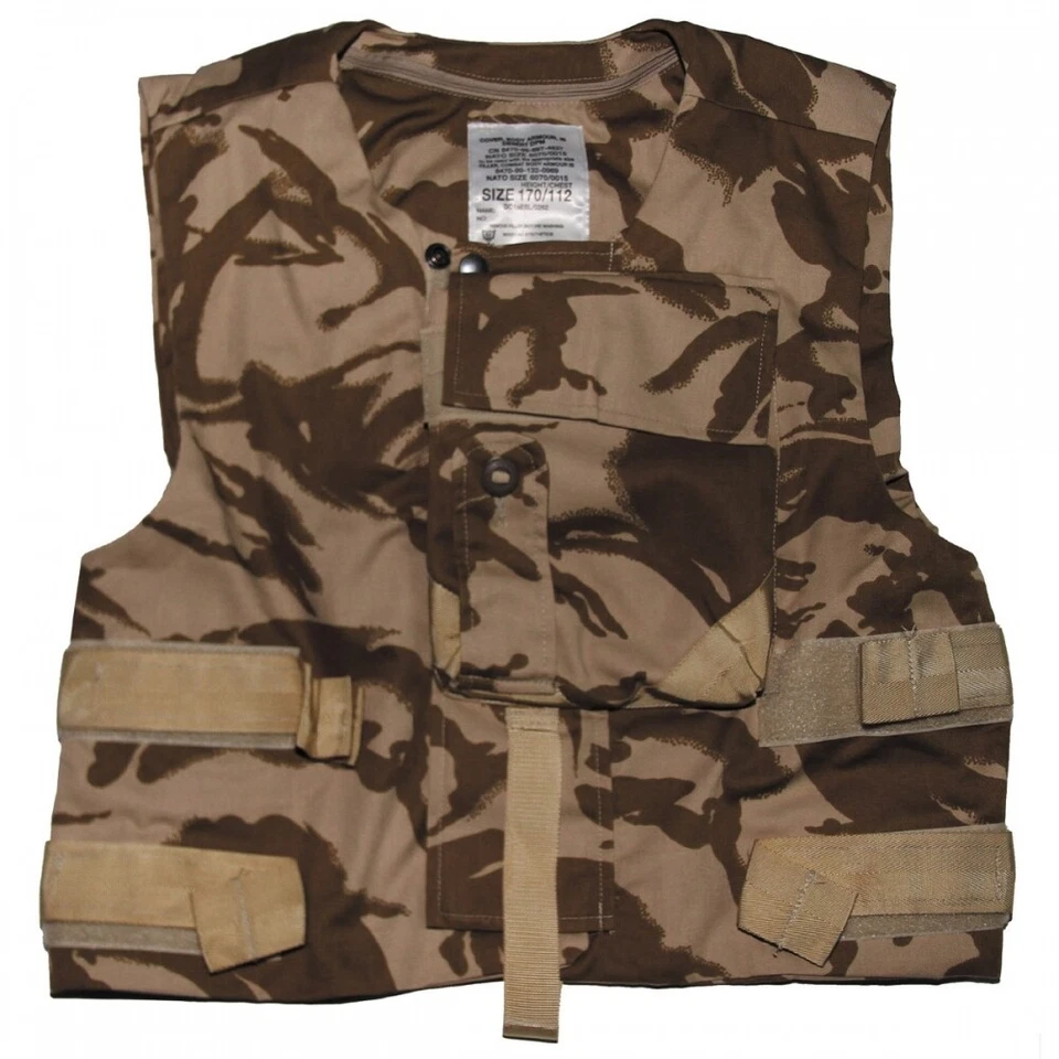 Origi. Britische Cover Combat Weste DPM desert tarn UK GB Jacke Kampfweste Body - Bild 1 von 1