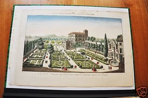 Roma. VISTA DE BELVEDERE HOUSE EN EL VATICANO (vista DE'óptica FINALES XVIII). - Picture 1 of 1