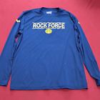 US Army Rock Force X-Large Blue Mens Crew Long Sleeve Shirt (cw-AUG196)