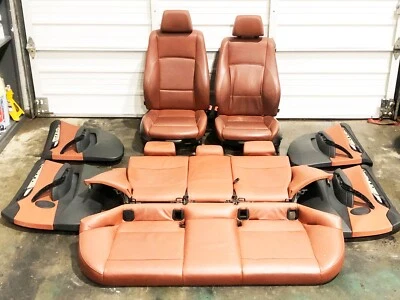 Комплект красных спортивных сидений для салона 12–15 BMW X1 E84 дверные панели регулируемый валик изготовитель оборудования - Изображение 1 из 4