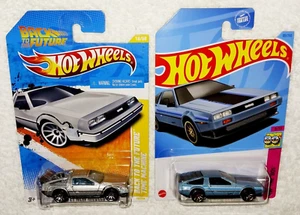 Hot Wheels Back to the Future TIME MACHINE and DMC DELOREAN New HW Diecast Cars - Picture 1 of 1