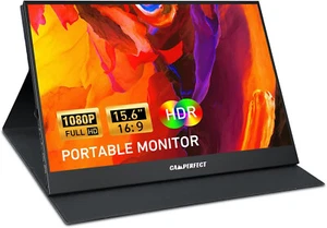 CAMPERFECT Tragbarer Monitor für Laptop, 15,6 Zoll 1080P Laptop Monitor - Bild 1 von 10
