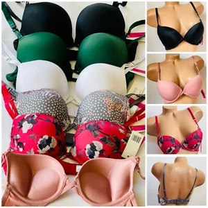 3 PACK Bras Sexy Women's Lingerie Add 2 Cup Push-ups Padded Bra Brassiere Sz 38C - Picture 1 of 11