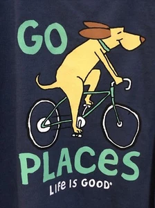 Life Is Good Kids Medium Crusher T-shirt 100% Cotton Short Sleeve - Picture 1 of 4