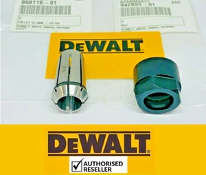 Original DeWalt 868116-01 Spannhülse + Mutter 12,7 mm 1/2" 942893-01 passt zu DeWalt Routern - Bild 1 von 9