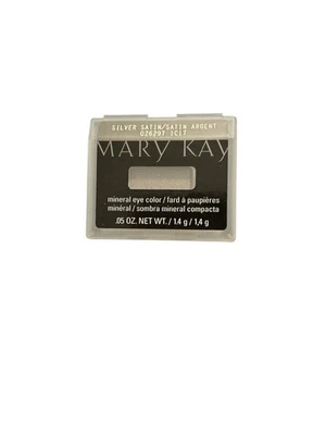 New In Package Mary Kay Mineral Eye Color Silver Satin Full Size - Image 1 of 3