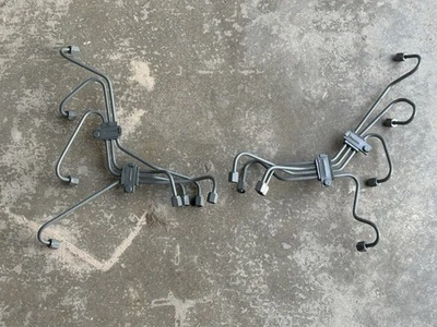 1983-1994 Ford F-250 F-350 IDI Diesel Injector Lines Steel Factory Full Set 8 - Image 1 of 4