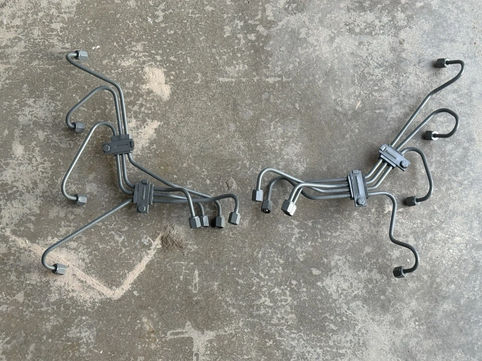 Ford F-250 F-350 IDI 1983-1994 líneas de inyector diésel acero fábrica juego completo 8 Foto 1 de 4